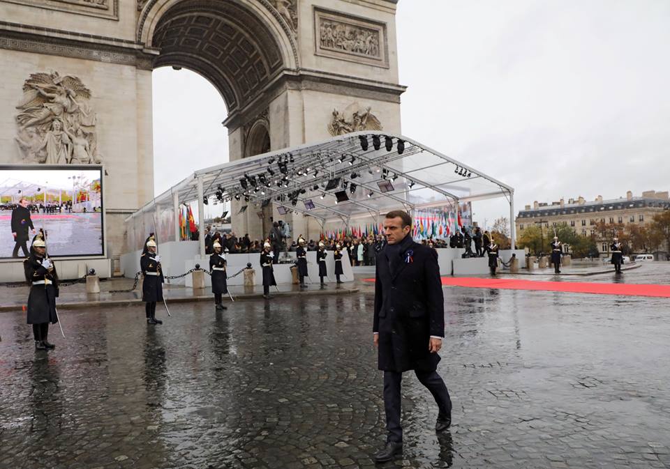 World leaders gather in Paris to mark the 100 100 years since the end of the World War I. (Photo: AFP)